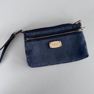 Michael Kors Jet Set Navy Blue Wristlet